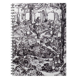 Cuaderno Impresionismo: Vincent Van Gogh Garten des Hospita
