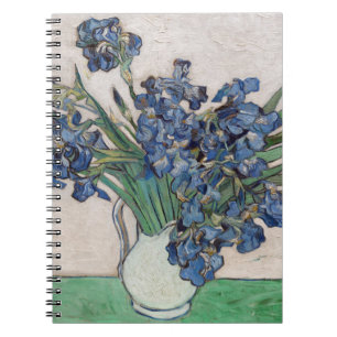 Cuaderno Impresionismo Vincent Van Gogh Irises famosa visua