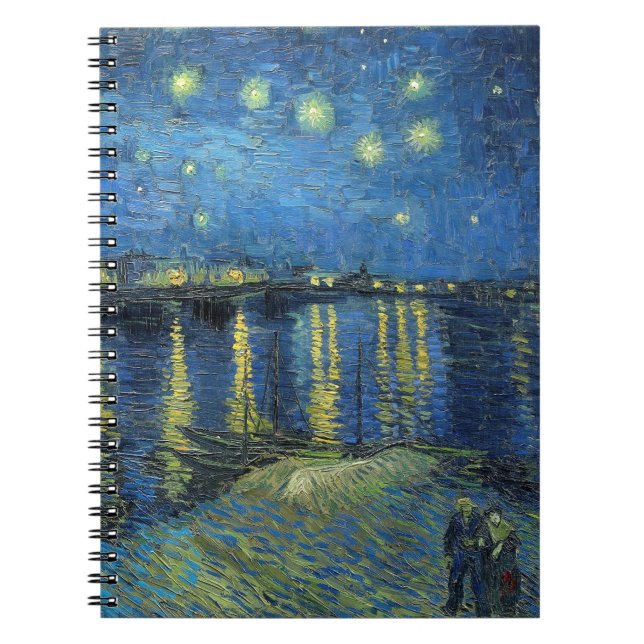Cuaderno Impresionismo Vincent Van Gogh Starry Starry Night (Frente)