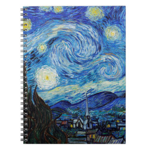 Cuaderno Impresionismo Vincent Van Gogh Starry Starry Night