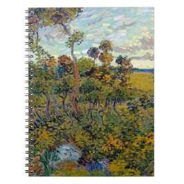 Cuaderno Impresionismo Vincent Van Gogh Sunset en Montmajou