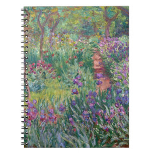 Cuaderno impresionista de Purple Iris Garden