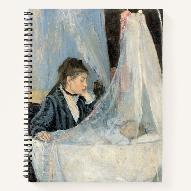 Cuaderno Impresionista madre viendo dormir a sus hijos (Anverso)