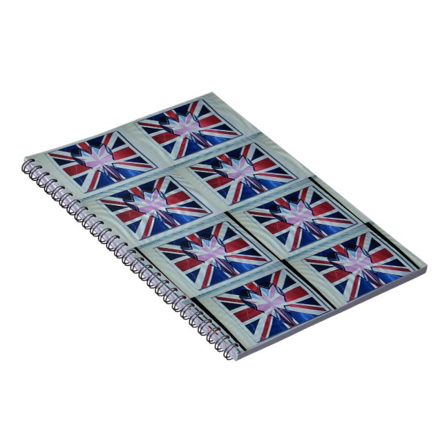 Cuaderno Imprimir arte Amo Inglaterra (Lado Derecho)