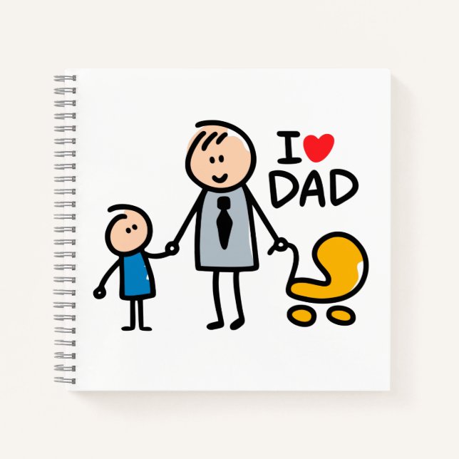 Cuaderno Imprimir Love Daddy (Anverso)