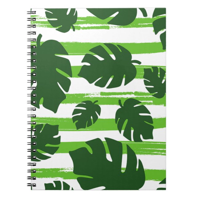 Cuaderno Imprimir verano vegetación exótica vegetación selv (Frente)