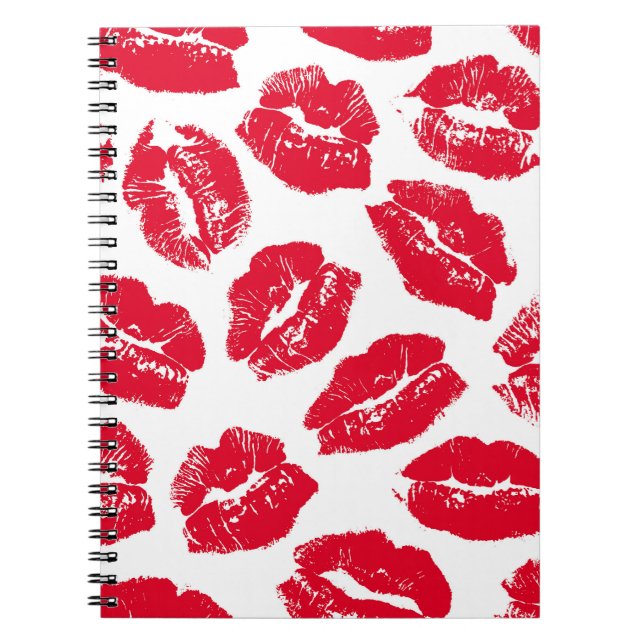 Cuaderno Imprint Kiss Red Lips: Vieja sin Marea (Frente)
