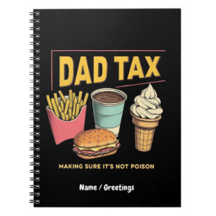 Cuaderno Impuesto a papá: Asegurarse de que no sea gracioso
