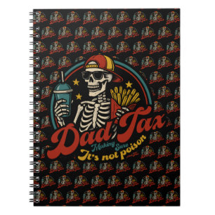 Cuaderno Impuestos a los papás asegurándose de que no sea e