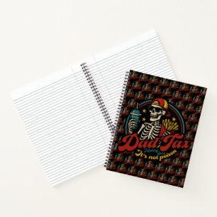 Cuaderno Impuestos a los papás asegurándose de que no sea e