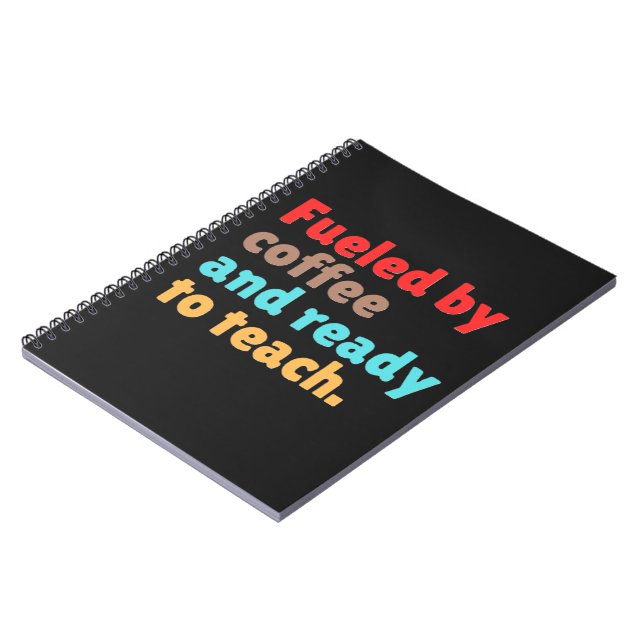 Cuaderno Impulsado por Café y Listo para Enseñar – (Lado Izquierdo)