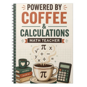 Cuaderno Impulsado por Cálculos de Café Profesor de Matemát