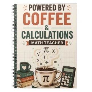 Cuaderno Impulsado por Cálculos de Café Profesor de Matemát