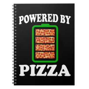 Cuaderno Impulsado Por Pizza - Graciosa Pizza