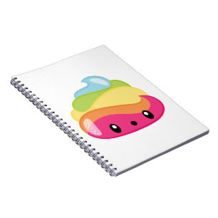 Cuaderno ¡Impulso del arco iris de la emoji!