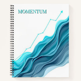 Cuaderno Impulso Minimalista | Gráfico limpio y tipografía