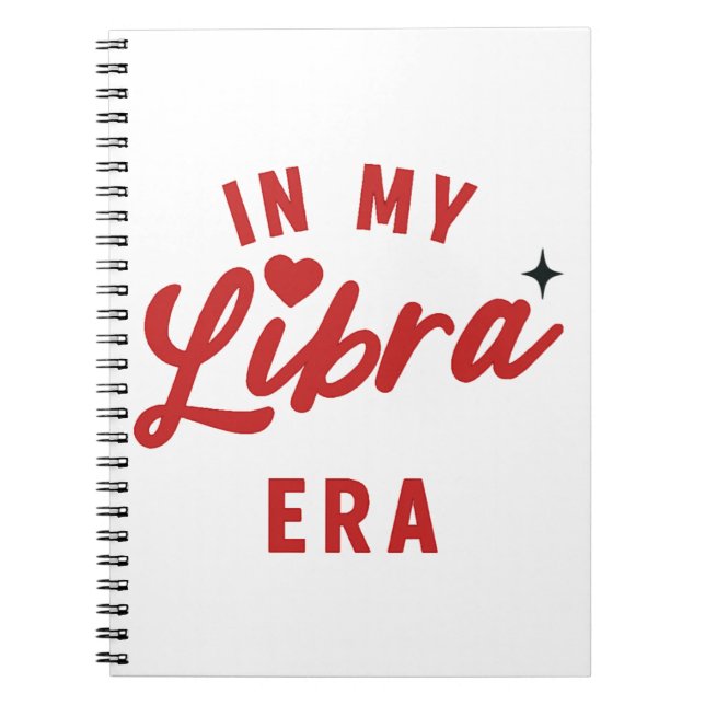 Cuaderno in my Libra Era Notebook , Libra birthday gift (Frente)