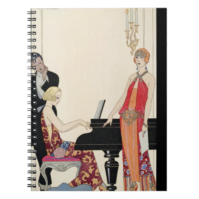 Cuaderno Incantation, ilustracion para 'Gazette du Bon Ton' (Frente)