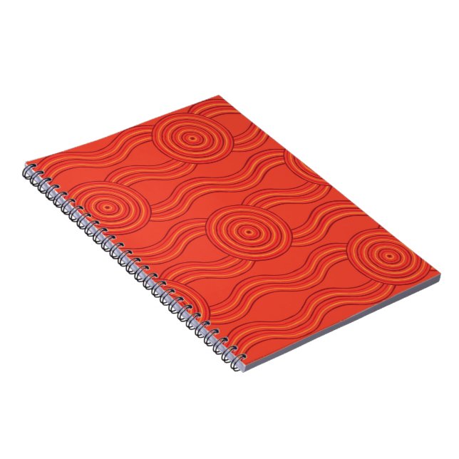 Cuaderno Incendio de arte aborigen (Lado Derecho)