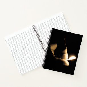 Cuaderno Incendio de coincidencia de luces