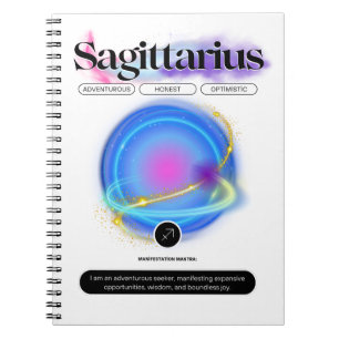 Cuaderno Incendio de elemento de cita Sagittarius de Rótulo