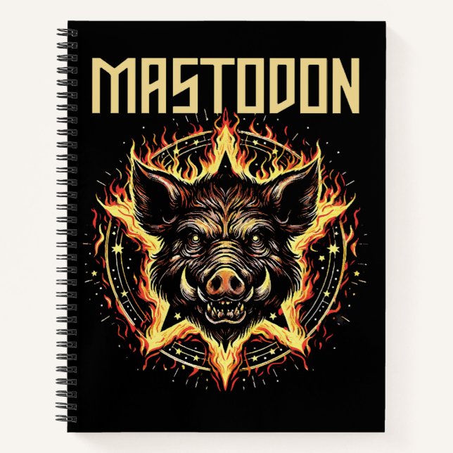 Cuaderno Incendio de Mastodon Boar (Anverso)