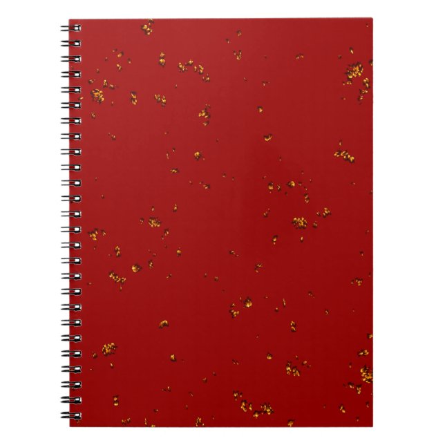 Cuaderno Incendios rojos provocan sobrecarga en tu foto (Frente)