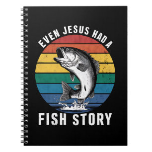 Cuaderno Incluso Jesús tenía una historia de peces de lubin