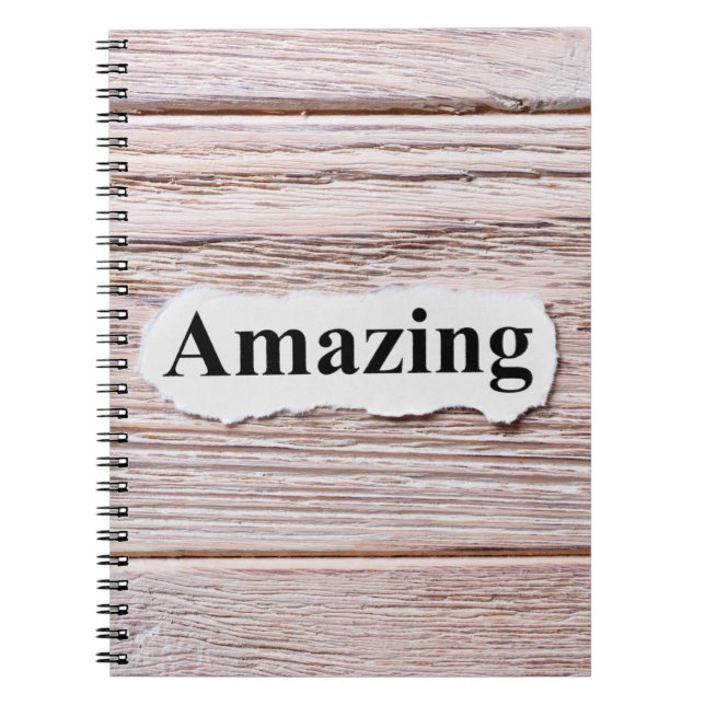 Cuaderno INCREÍBLE de la palabra en papel. concepto. Palabr (Frente)