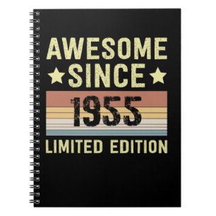 Cuaderno Increíble desde 1955 Retro 67 años Cumpleaños