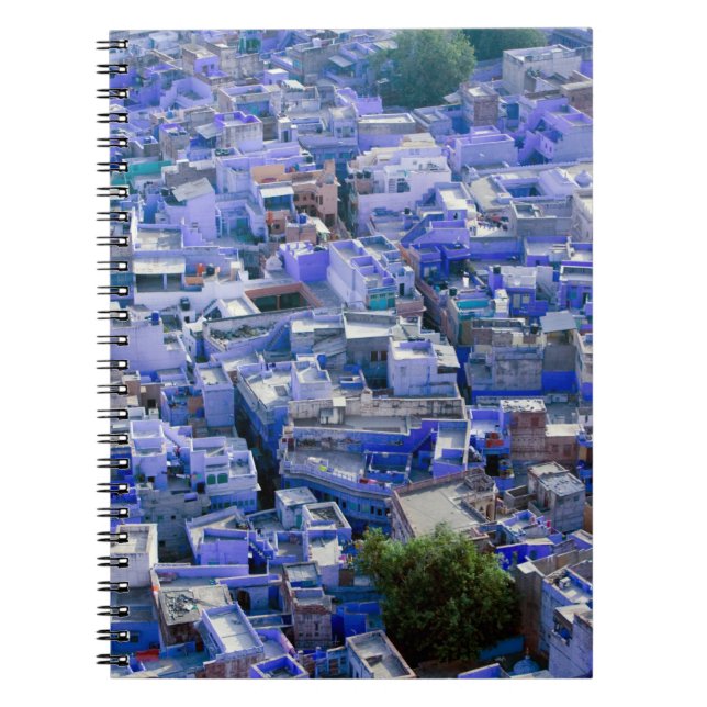 Cuaderno INDIA, Rajasthan, Jodhpur: Ciudad azul de Jodhpur (Frente)