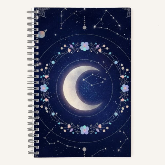 Cuaderno Indigo Celestial Mandala Journal (Anverso)
