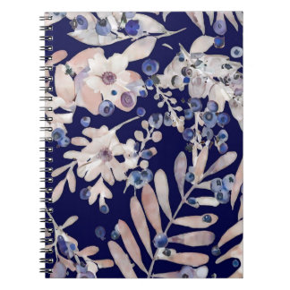 Cuaderno Indigo de Medianoche Eucalipto y Botánico de Aránd