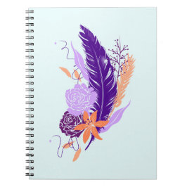 Cuaderno Indigo Feather Bloom