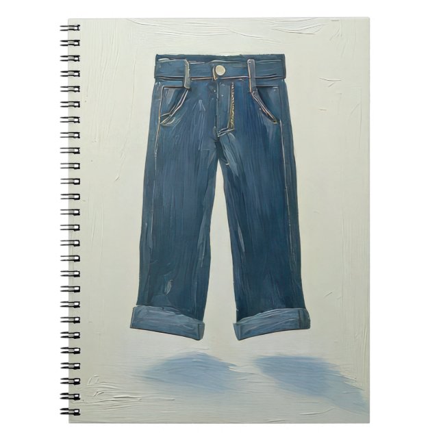 Cuaderno Indigo Iconos Painterly Denim Art Denimhead (Frente)