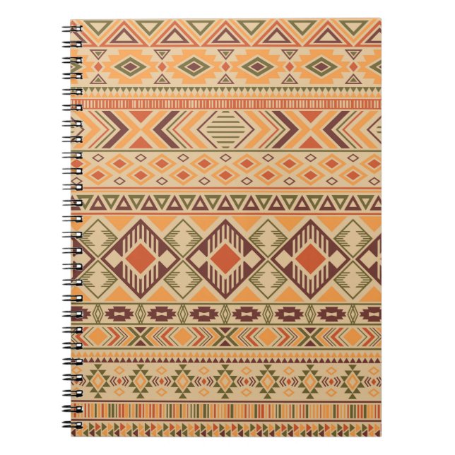 Cuaderno Indio peruano: La tribal geométrica no tiene probl (Frente)
