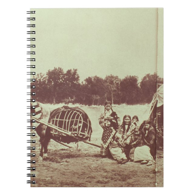 Cuaderno Indios de Cheyenne en el movimiento, 1878 (foto de (Frente)