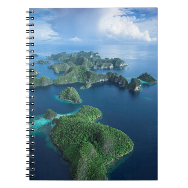 Cuaderno Indonesia, Papúa Occidental. Aéreo De Raja Ampat (Frente)