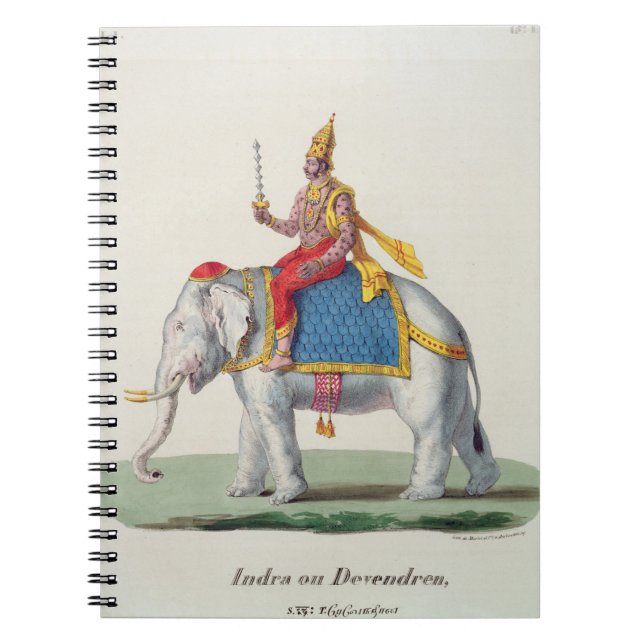 Cuaderno INDRA o Devendra, del "francaise de L'Inde…", (Frente)