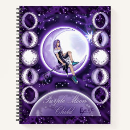 Cuaderno infantil morado