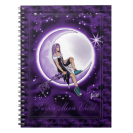 Cuaderno infantil morado