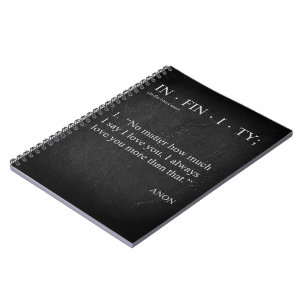 Cuaderno INFINIDAD Ama más LIBRO DE NOTAS FOTOGRÁFICO DE de