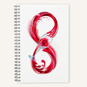 Cuaderno Infinity with Red Wine