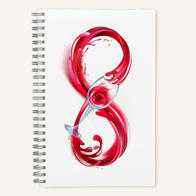 Cuaderno Infinity with Red Wine (Anverso)