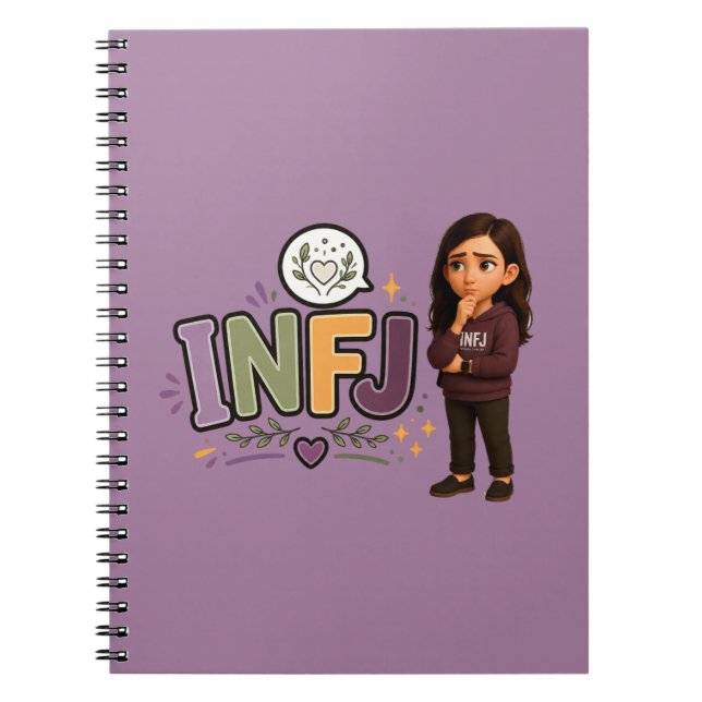Cuaderno INFJ — A Guardiã das Ideias (Frente)