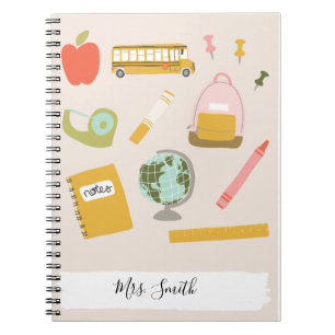 Cuaderno Influencia de una gran enseñanza en un portátil