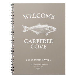 Cuaderno Información de huéspedes de alquiler de vacaciones