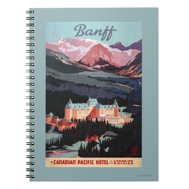 Cuaderno Información general sobre el Poster del Hotel Banf (Frente)