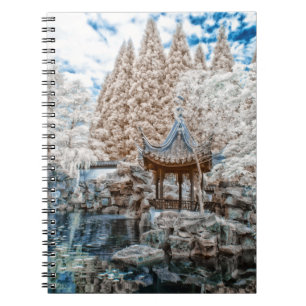 Cuaderno Infrarrojo chino del jardín