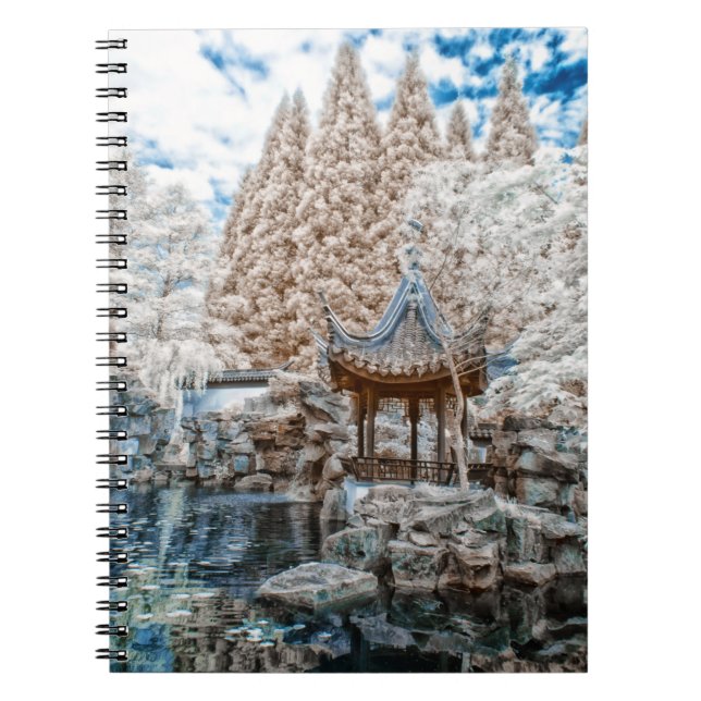 Cuaderno Infrarrojo chino del jardín (Frente)